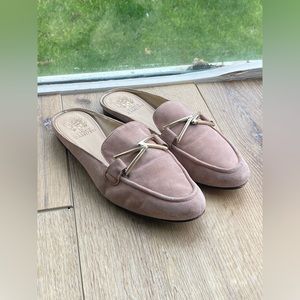 Blush Pink Vince Camuto Suede Flats